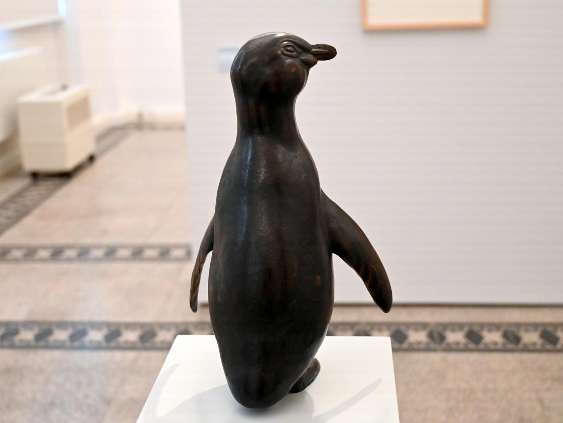 August Gaul (1915–1920), Pinguin (Kopf nach rechts), Chemnitz, Kunstsammlungen am Theaterplatz, Saal 1, 1914–1920, Bild 3/4