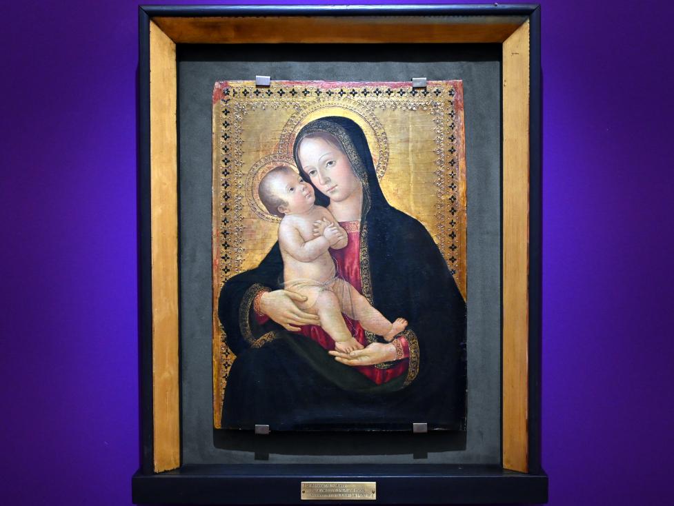 Antoniazzo Romano (Antonio di Benedetto degli Aquili) (1475 - 1490): Madonna mit Kind, um 1480 - 1485