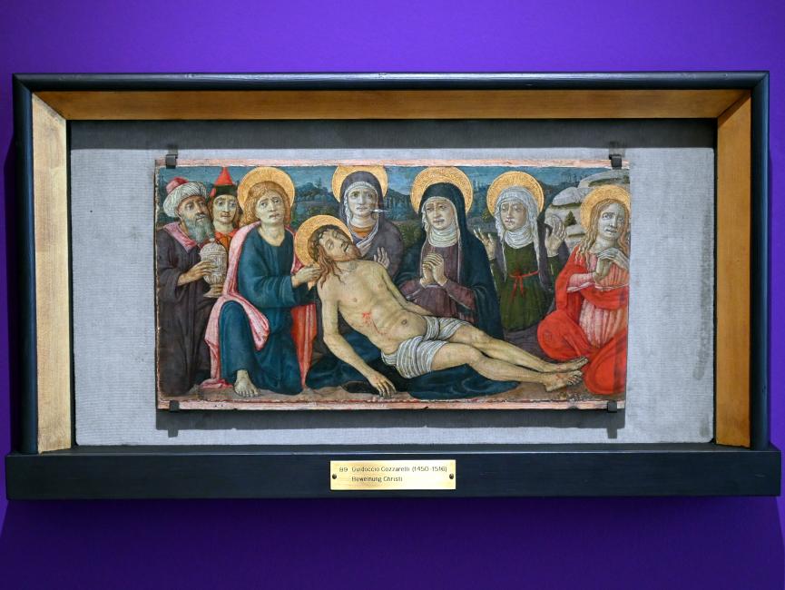 Guidoccio Cozzarelli (1487): Beweinung Christi, um 1485–1490
