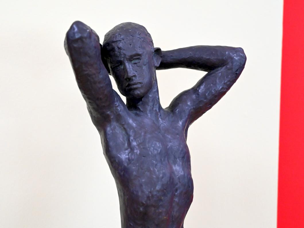 Hermann Haller (1921), Stehender Jüngling, Chemnitz, Kunstsammlungen am Theaterplatz, Form Fläche Geste, Saal 11, vor 1922, Bild 3/5