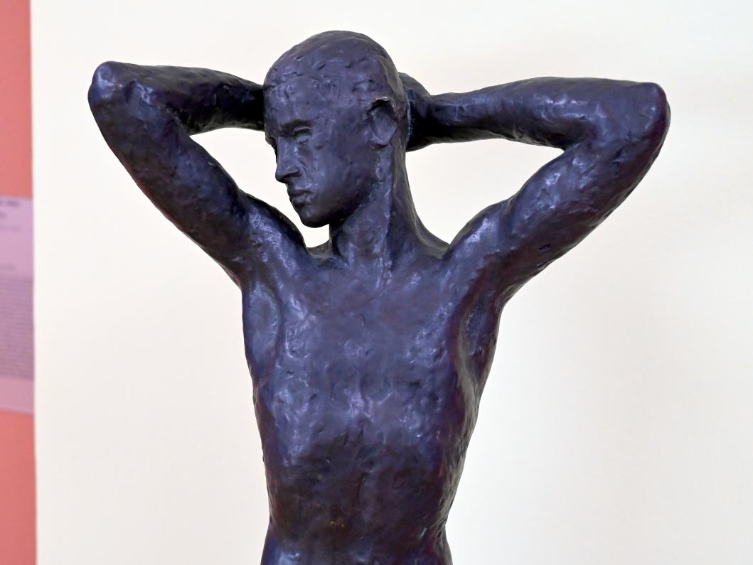 Hermann Haller (1921), Stehender Jüngling, Chemnitz, Kunstsammlungen am Theaterplatz, Form Fläche Geste, Saal 11, vor 1922, Bild 4/5