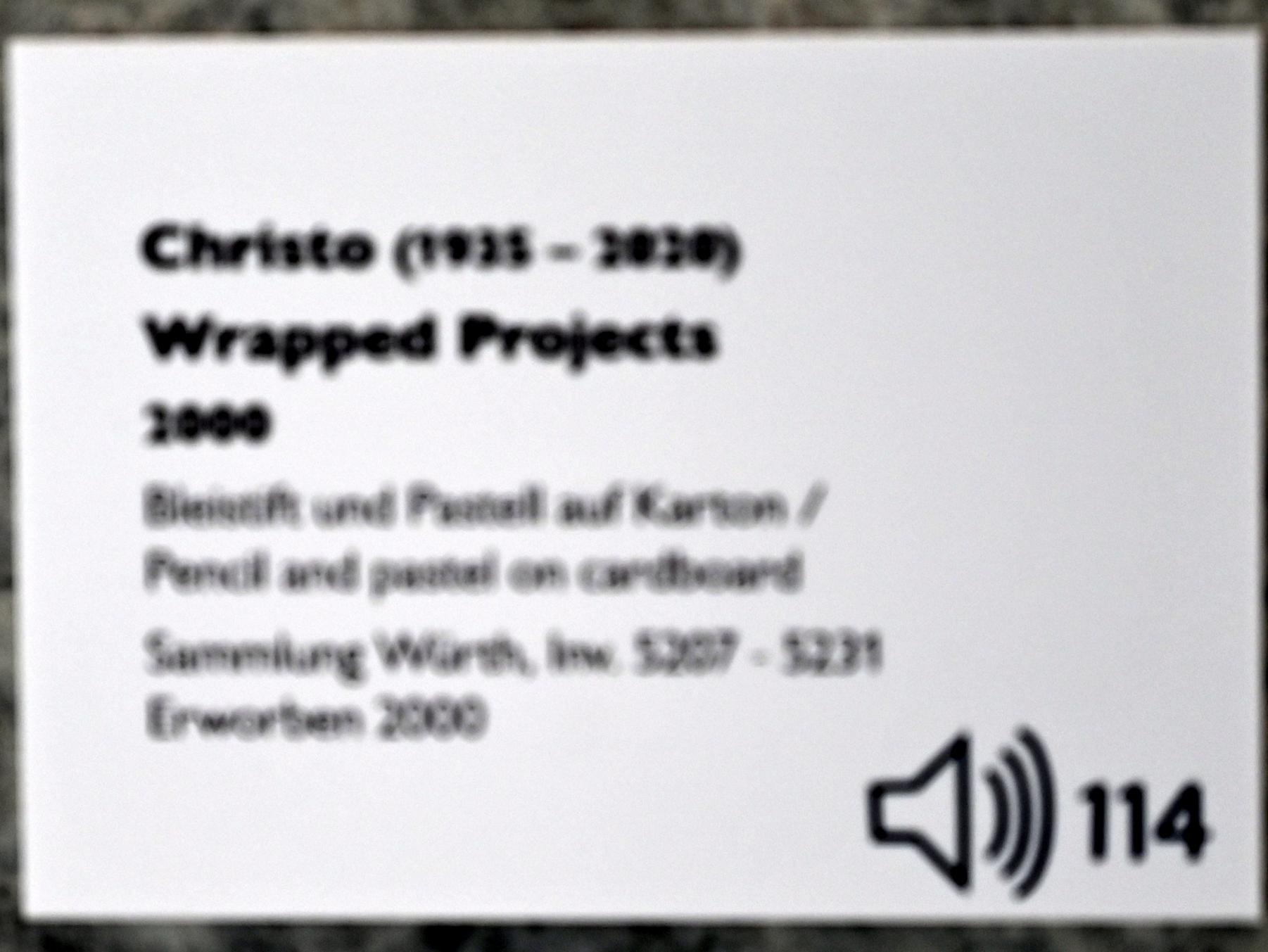 Christo (1961–2019), Wrapped Projects, Künzelsau, Museum Würth 2, Carmen Würth Forum, 2000, Bild 2/2