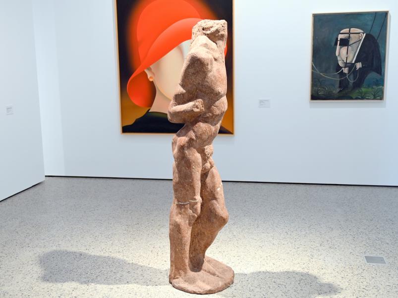Alfred Hrdlicka (1957–1994), Torso eines stehenden Jünglings, Künzelsau, Museum Würth 2, Saal 6, 1957, Bild 3/5