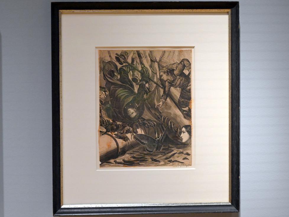 Max Ernst (1912–1970), Verkündigung an Papa, Künzelsau, Museum Würth 2, Kabinett im Untergeschoß, 1929–1930
