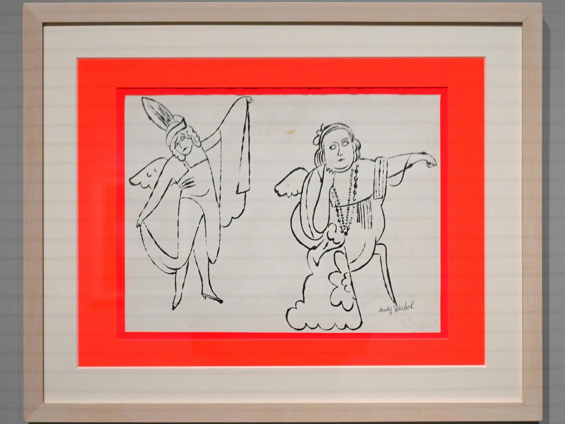 Andy Warhol (1956–1986), Ohne Titel (Vorarbeiten zum Buch "In the Bottom of My Garden"), Künzelsau, Museum Würth 2, Kabinett im Untergeschoß, um 1956, Bild 6/10