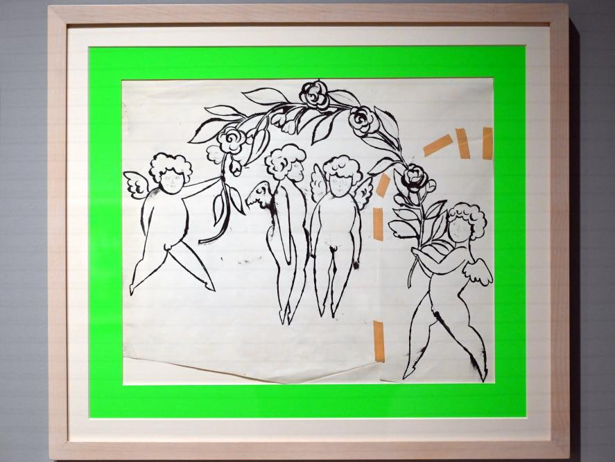 Andy Warhol (1956–1986), Ohne Titel (Vorarbeiten zum Buch "In the Bottom of My Garden"), Künzelsau, Museum Würth 2, Kabinett im Untergeschoß, um 1956, Bild 8/10