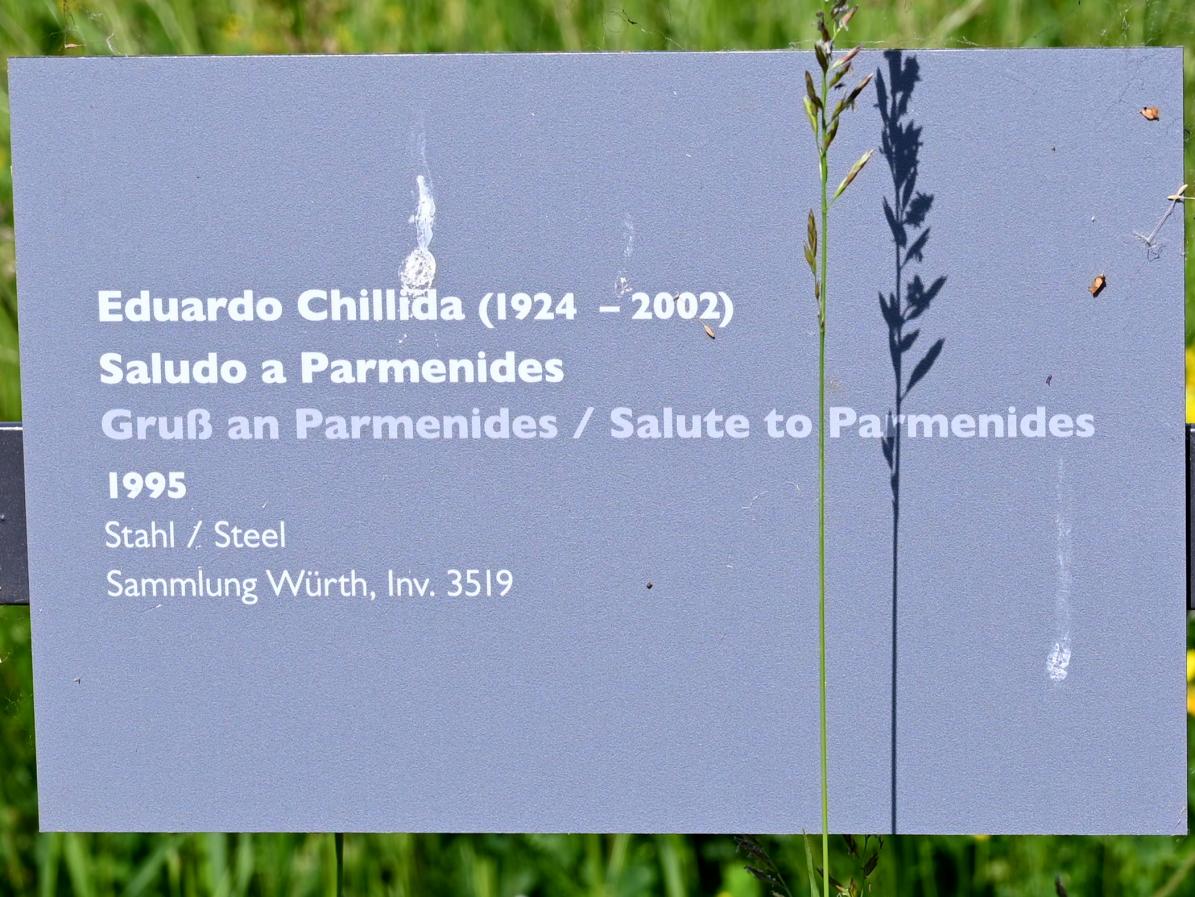 Eduardo Chillida (1955–1997), Gruß an Parmenides, Künzelsau, Skulpturengarten am Carmen Würth Forum, 1995, Bild 4/4