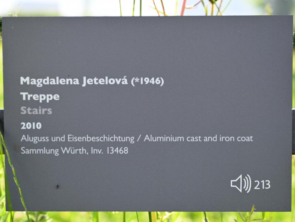 Magdalena Jetelová (1994–2017), Treppe, Künzelsau, Skulpturengarten am Carmen Würth Forum, 2010, Bild 6/6