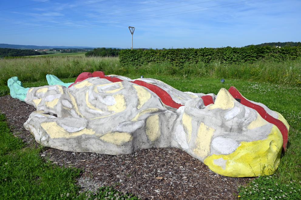 Alfred Hrdlicka (1957–1994), King Lear - Der geteilte Mensch, Künzelsau, Skulpturengarten am Carmen Würth Forum, 1994, Bild 7/9