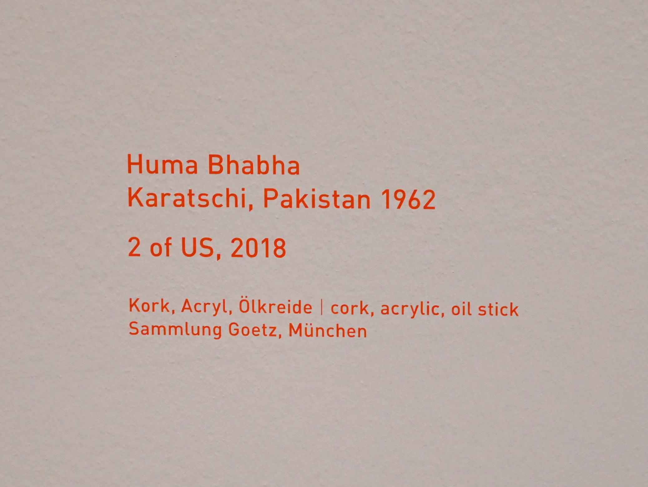 Huma Bhabha (2018), 2 of US, München, Pinakothek der Moderne, Saal 2, 2018, Bild 6/6