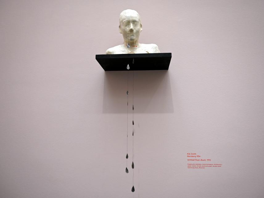 Kiki Smith (1992–2000), Untitled (Tears Bust), München, Pinakothek der Moderne, Saal 4, 1992, Bild 2/6