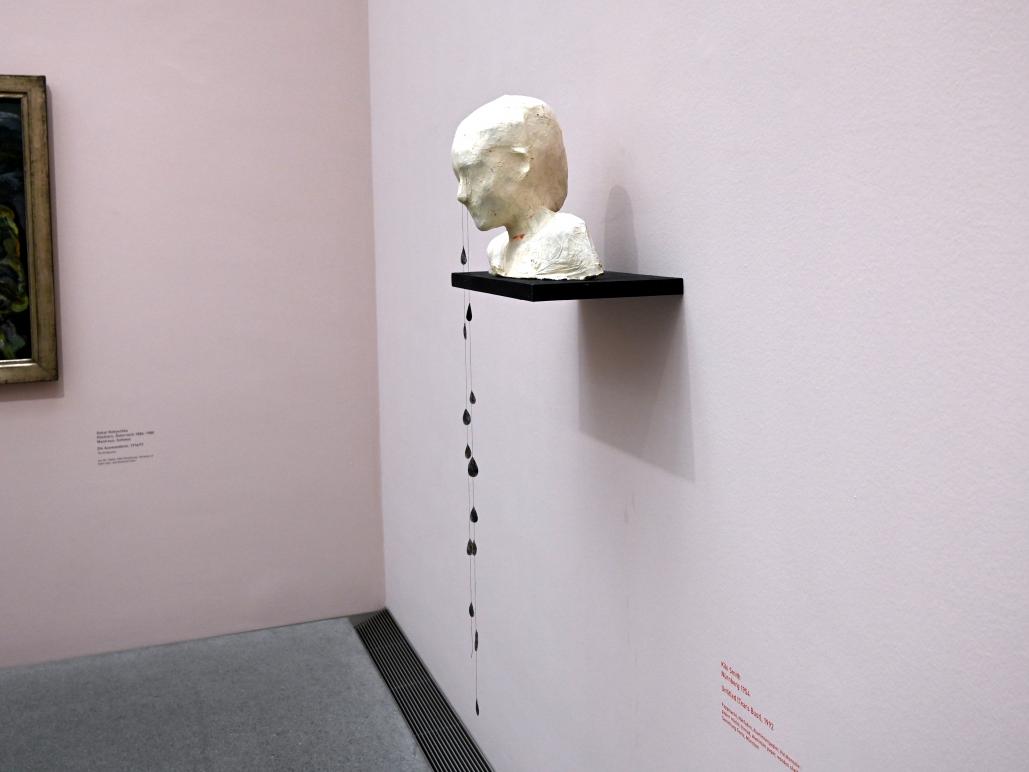 Kiki Smith (1992–2000), Untitled (Tears Bust), München, Pinakothek der Moderne, Saal 4, 1992, Bild 3/6