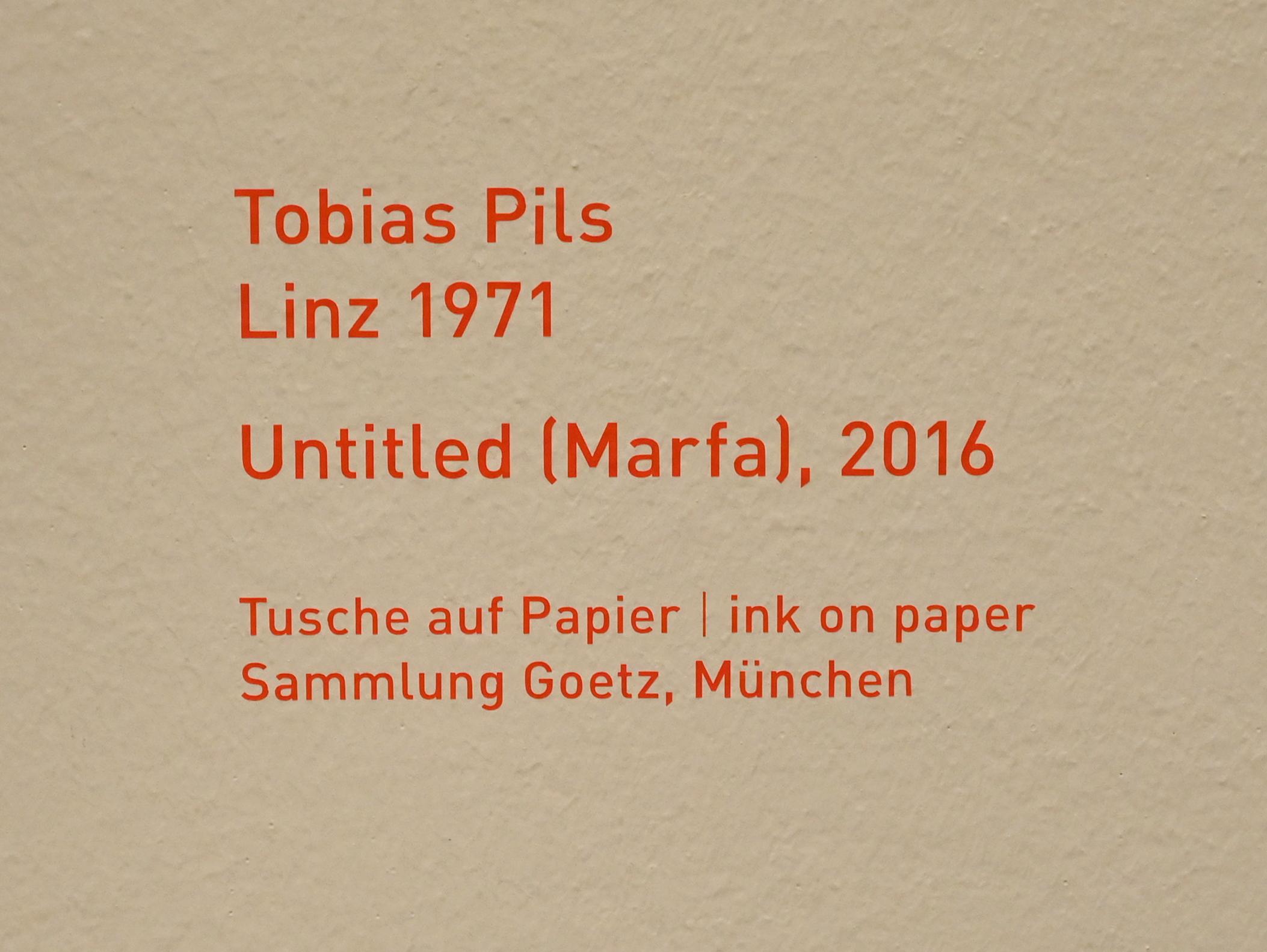 Tobias Pils (2016), Untitled (Marfa), München, Pinakothek der Moderne, Saal 6, 2016, Bild 2/2