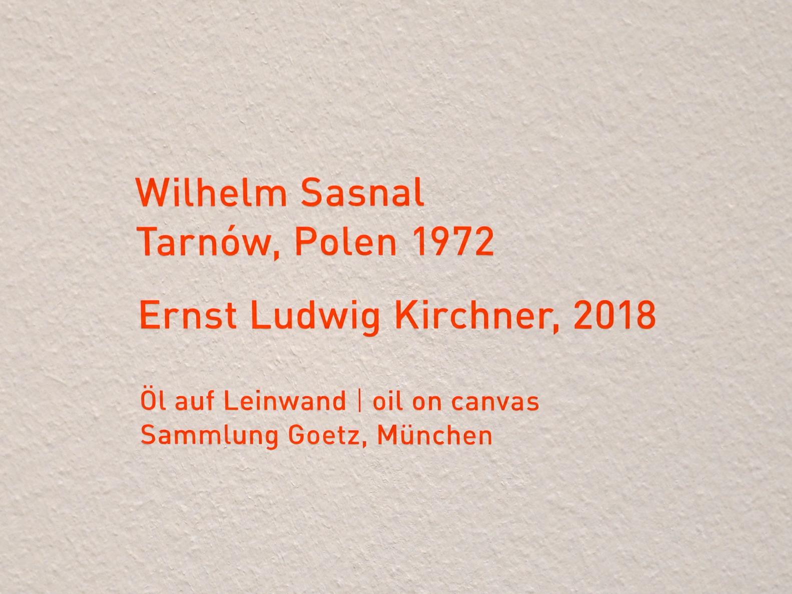 Wilhelm Sasnal (2011–2018), Ernst Ludwig Kirchner, München, Pinakothek der Moderne, Saal 7, 2018, Bild 2/2