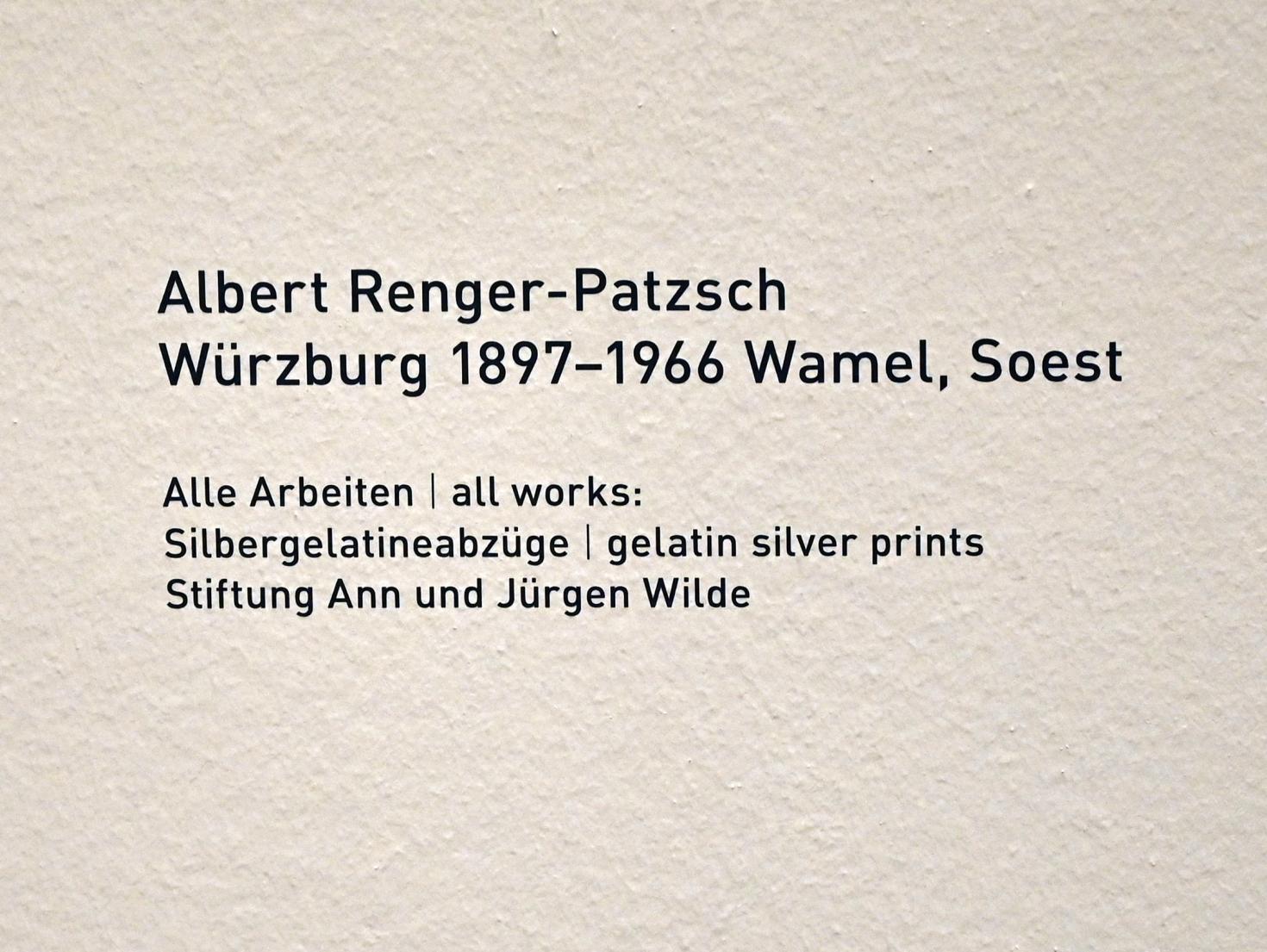 Albert Renger-Patzsch (1925–1959), Zeche Germania in Dortmund-Marten, München, Pinakothek der Moderne, Saal 12, 1951, Bild 3/3