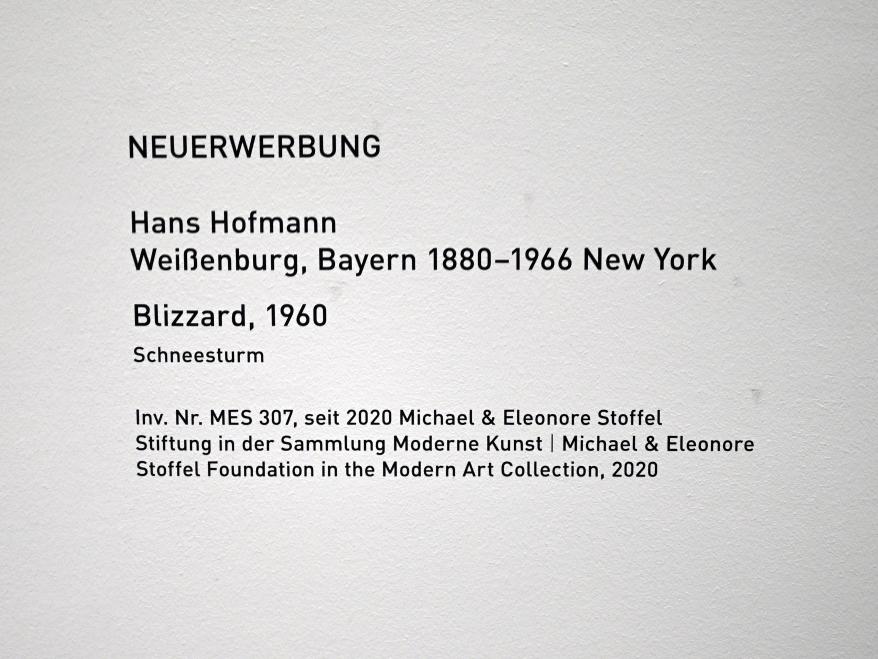 Hans Hofmann (1939–1965), Blizzard, München, Pinakothek der Moderne, Saal 16, 1960, Bild 2/2