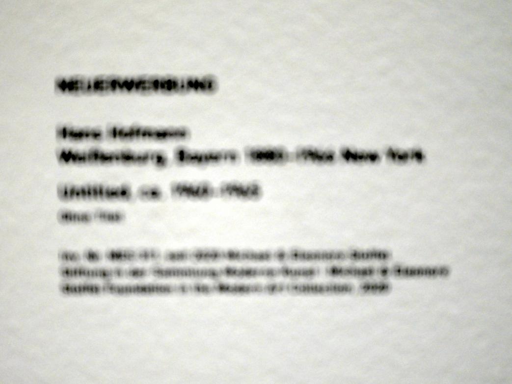 Hans Hofmann (1939–1965), Untitled, München, Pinakothek der Moderne, Saal 16, um 1960–1965, Bild 2/2