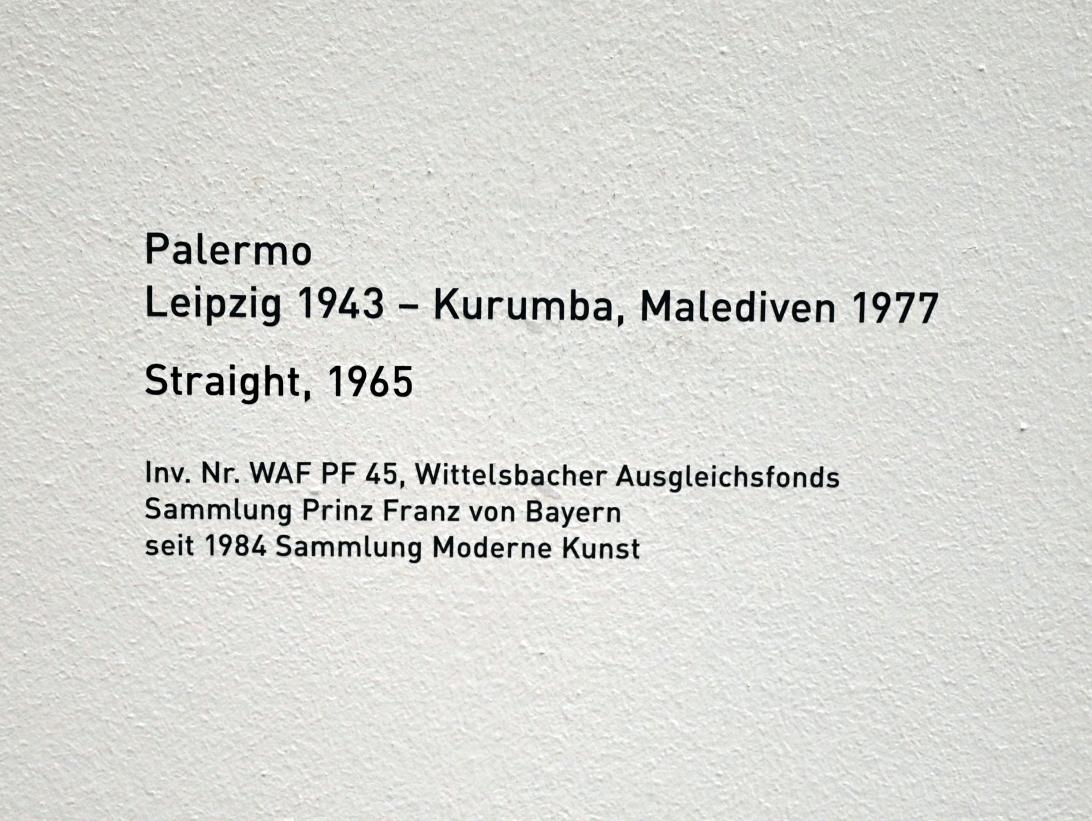 Blinky Palermo ( Peter Heisterkamp) (1965–1975), Straight, München, Pinakothek der Moderne, Saal 31, 1965, Bild 2/2