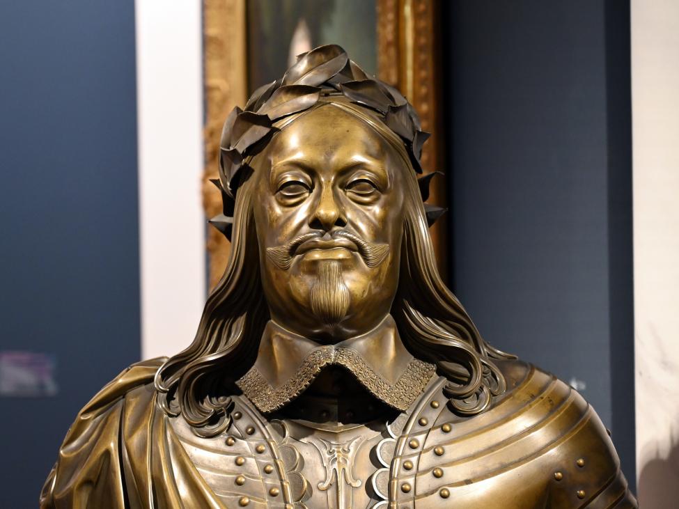 Georg Schweigger (1645–1655), Kaiser Ferdinand III. (1608-1657) - besaß zumindest ein Werk Kerns, Schwäbisch Hall, Kunsthalle Würth, Ausstellung "Leonhard Kern und Europa" vom 29.03. - 03.10.2021, Saal 4, 1655, Bild 4/5