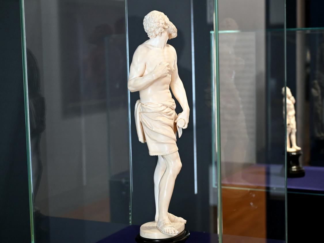 Leonhard Kern (1615–1653), Hl. Hieronymus mit der Schriftrolle, Schwäbisch Hall, Kunsthalle Würth, Ausstellung "Leonhard Kern und Europa" vom 29.03. - 03.10.2021, Saal 7, um 1630, Bild 3/5