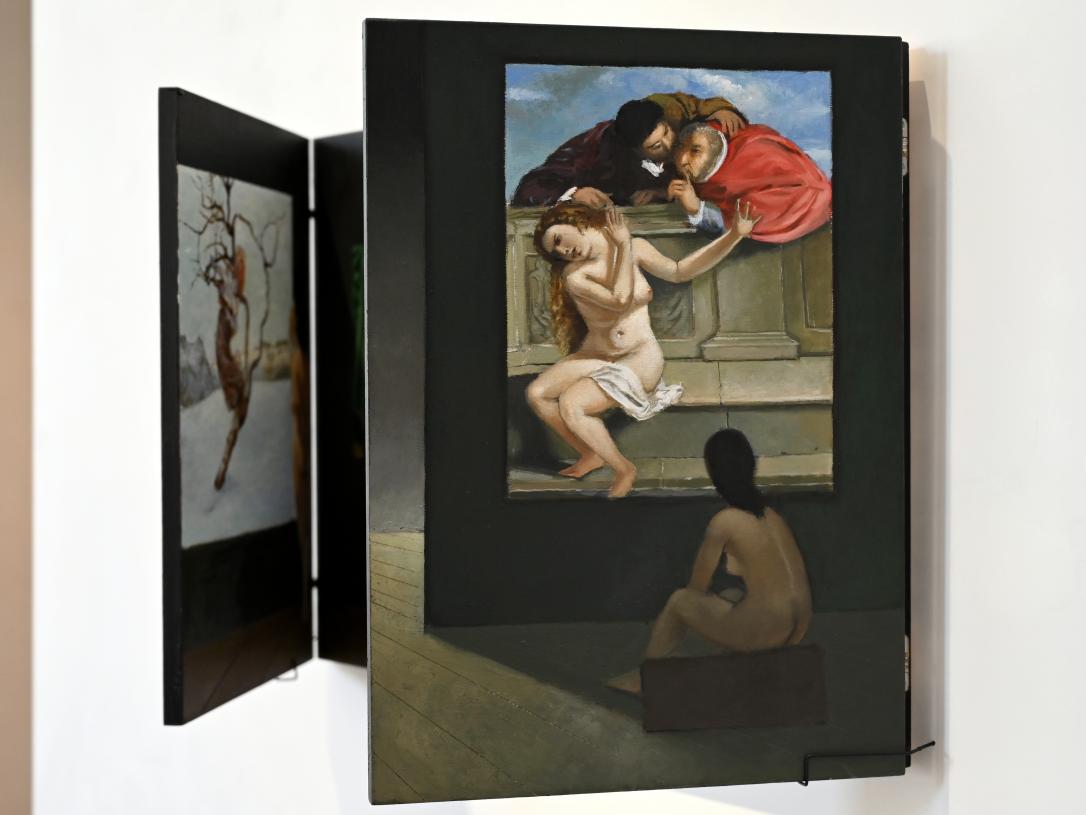 Johannes Hüppi (2018), 500 Jahre, Schwäbisch Hall, Kunsthalle Würth, Untergeschoß Saal 5, 2018, Bild 3/4