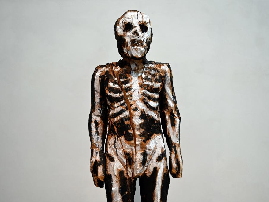 Stephan Balkenhol (1993–2017), Tod, Schwäbisch Hall, Kunsthalle Würth, Untergeschoß Saal 1, 2001, Bild 4/5