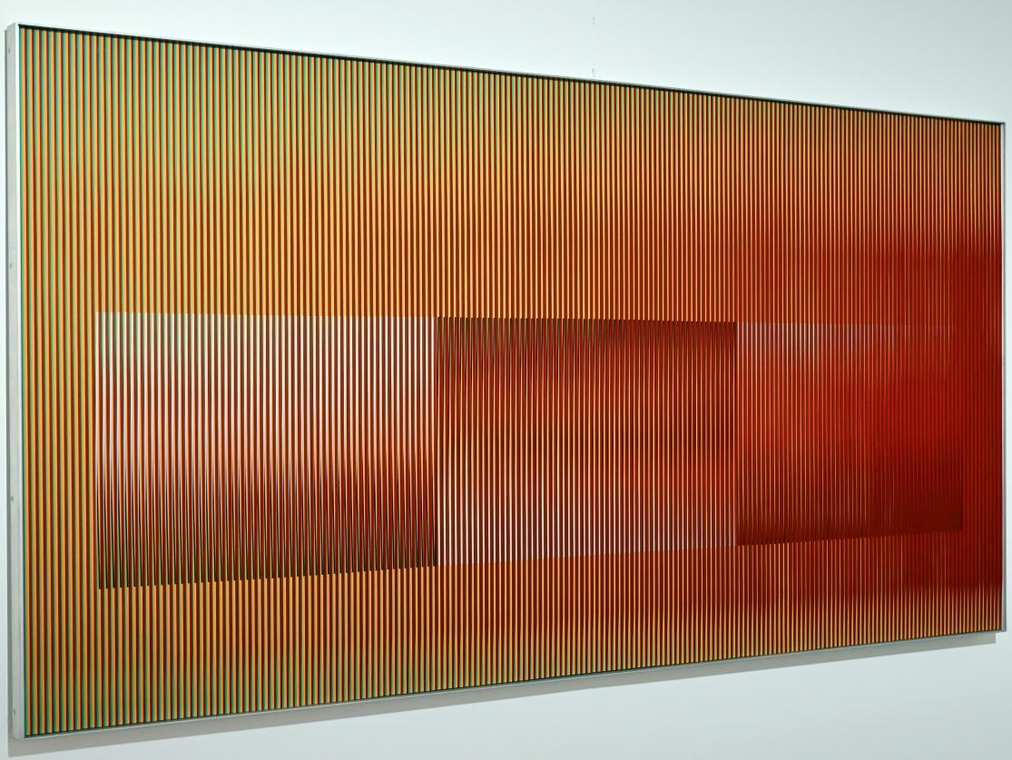 Carlos Cruz-Diez (1988), Physichromie No. 2224, Schwäbisch Hall, Kunsthalle Würth, Untergeschoß Saal 8, 1988, Bild 2/5