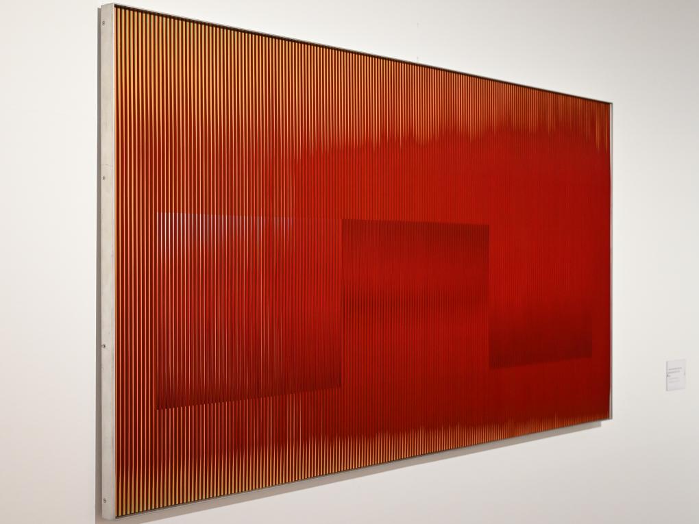 Carlos Cruz-Diez (1988), Physichromie No. 2224, Schwäbisch Hall, Kunsthalle Würth, Untergeschoß Saal 8, 1988, Bild 3/5