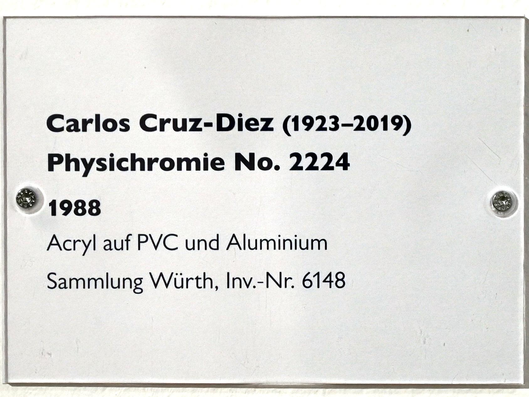 Carlos Cruz-Diez (1988), Physichromie No. 2224, Schwäbisch Hall, Kunsthalle Würth, Untergeschoß Saal 8, 1988, Bild 5/5