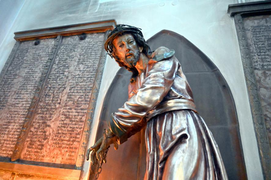 Ehrgott Bernhard Bendl (1690–1730), Schulterwunden-Christus an der Geißelsäule, Zwiesel, Stadtpfarrkirche St. Nikolaus, 1730, Bild 2/5
