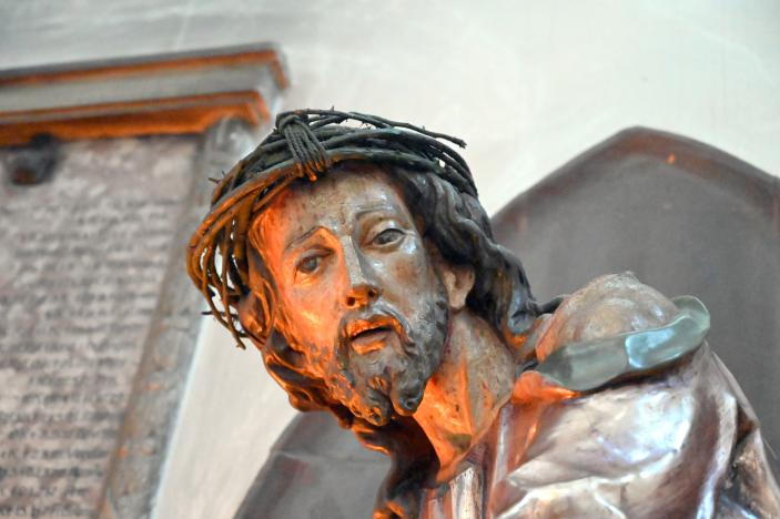 Ehrgott Bernhard Bendl (1690–1730), Schulterwunden-Christus an der Geißelsäule, Zwiesel, Stadtpfarrkirche St. Nikolaus, 1730, Bild 3/5