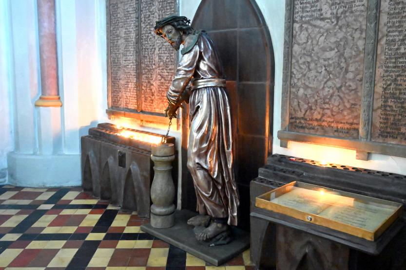 Ehrgott Bernhard Bendl (1690–1730), Schulterwunden-Christus an der Geißelsäule, Zwiesel, Stadtpfarrkirche St. Nikolaus, 1730, Bild 5/5