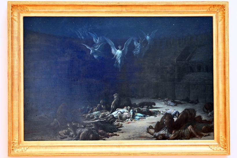 Gustave Doré (1869–1878), Christliche Märtyrer, Straßburg, Musée d’Art moderne et contemporain, Saal 1, 1871, Bild 1/2