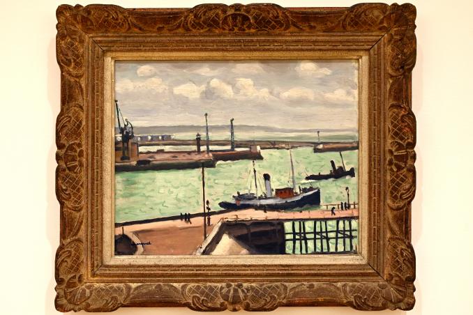 Albert Marquet (1899–1930), Die Gangway im Hafen, Straßburg, Musée d’Art moderne et contemporain, Saal 5, um 1930