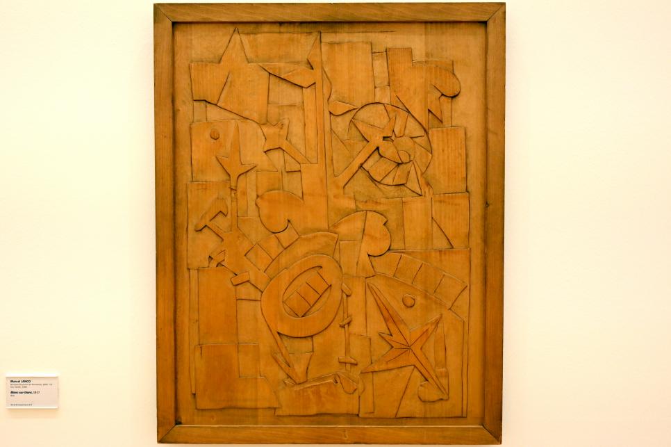 Marcel Janco (1917–1918), Weiß auf Weiß, Straßburg, Musée d’Art moderne et contemporain, Saal 10, 1917, Bild 1/2