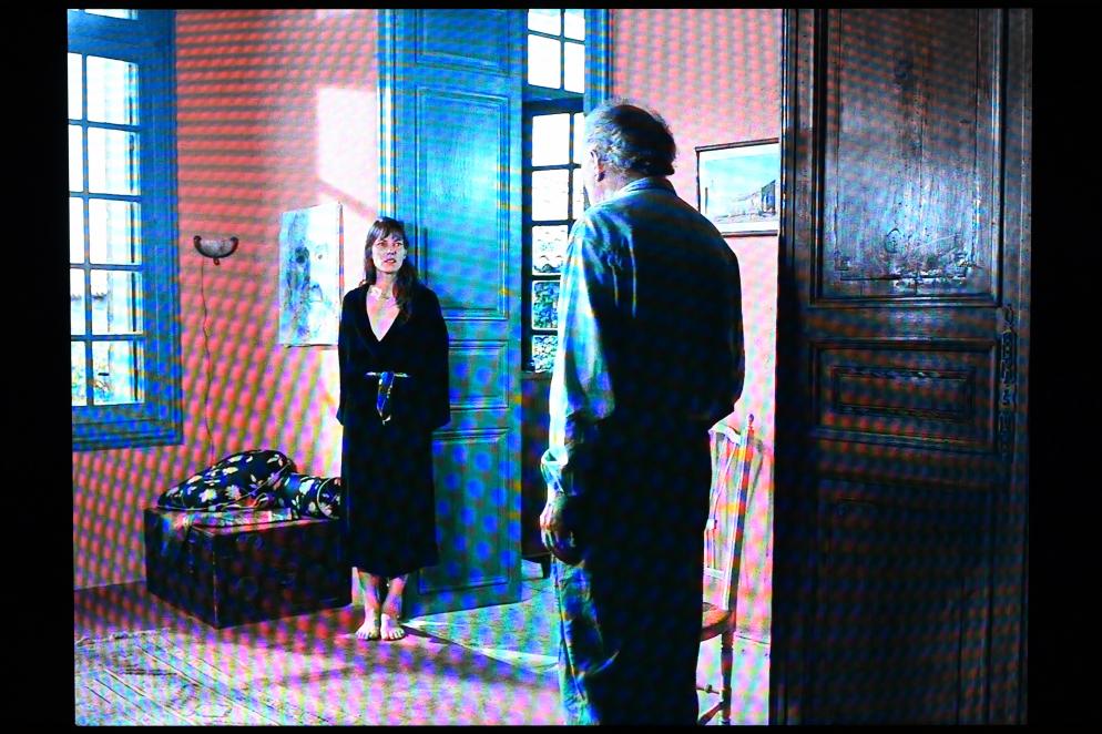 Jacques Rivette (1991), Auszüge aus dem Film Die schöne Querulantin (La Belle Noiseuse), Straßburg, Musée d’Art moderne et contemporain, Saal 22, 1991, Bild 7/8