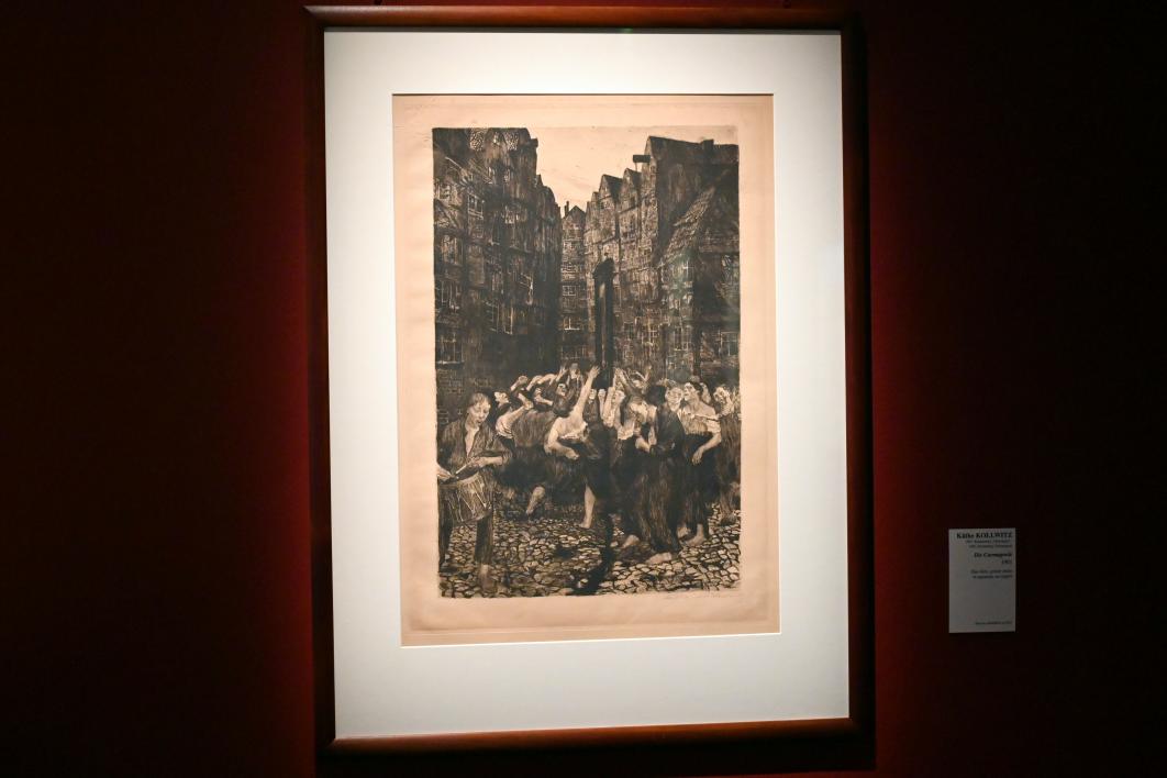 Käthe Kollwitz (1901–1939), Die Carmagole, Straßburg, Musée d’Art moderne et contemporain, Saal 22, 1901, Bild 2/3