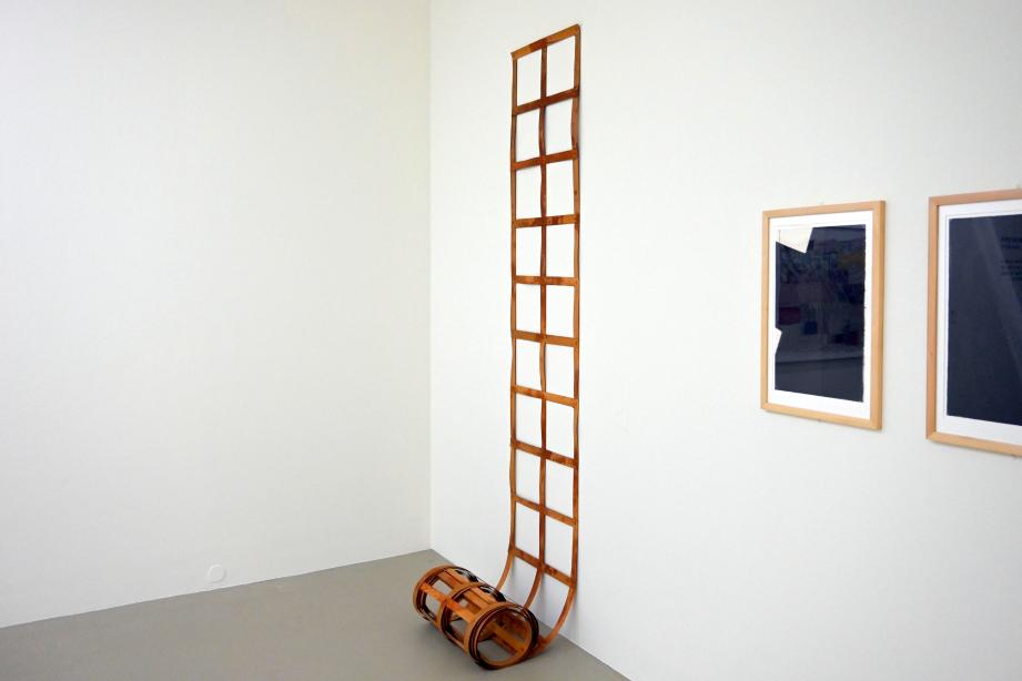 Daniel Dezeuze (1974), Holzleiter, Straßburg, Musée d’Art moderne et contemporain, Saal 24, 1974, Bild 2/3