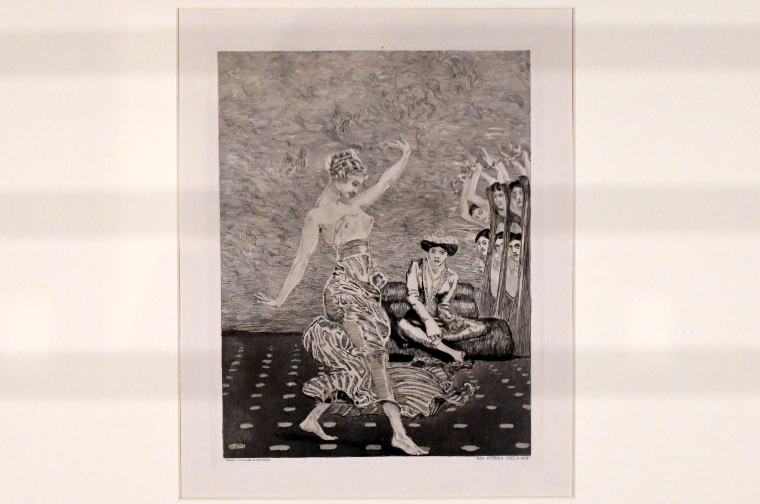 Max Klinger (1878–1915), Tanz, Straßburg, Musée d’Art moderne et contemporain, Saal 25, 1915, Bild 1/3