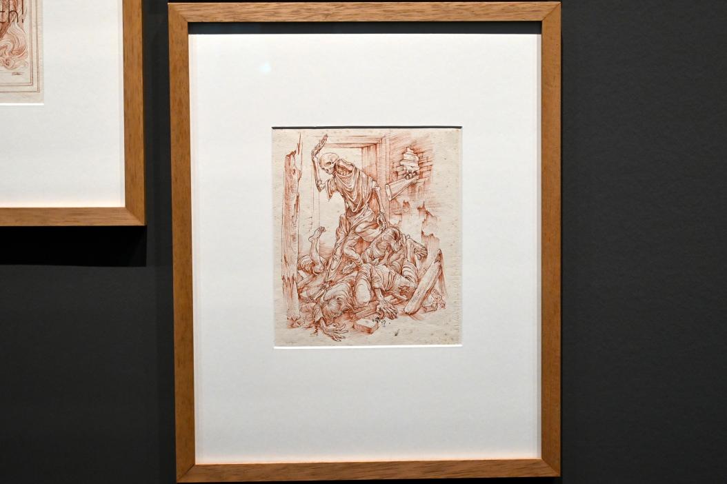 Willi Sitte (1938–2002), Totentanz des "Dritten Reiches", Halle (Saale), Kunstmuseum Moritzburg, Ausstellung "Sittes Welt" vom 03.10.2021 - 06.02.2022, Saal 2, 1944, Bild 3/5