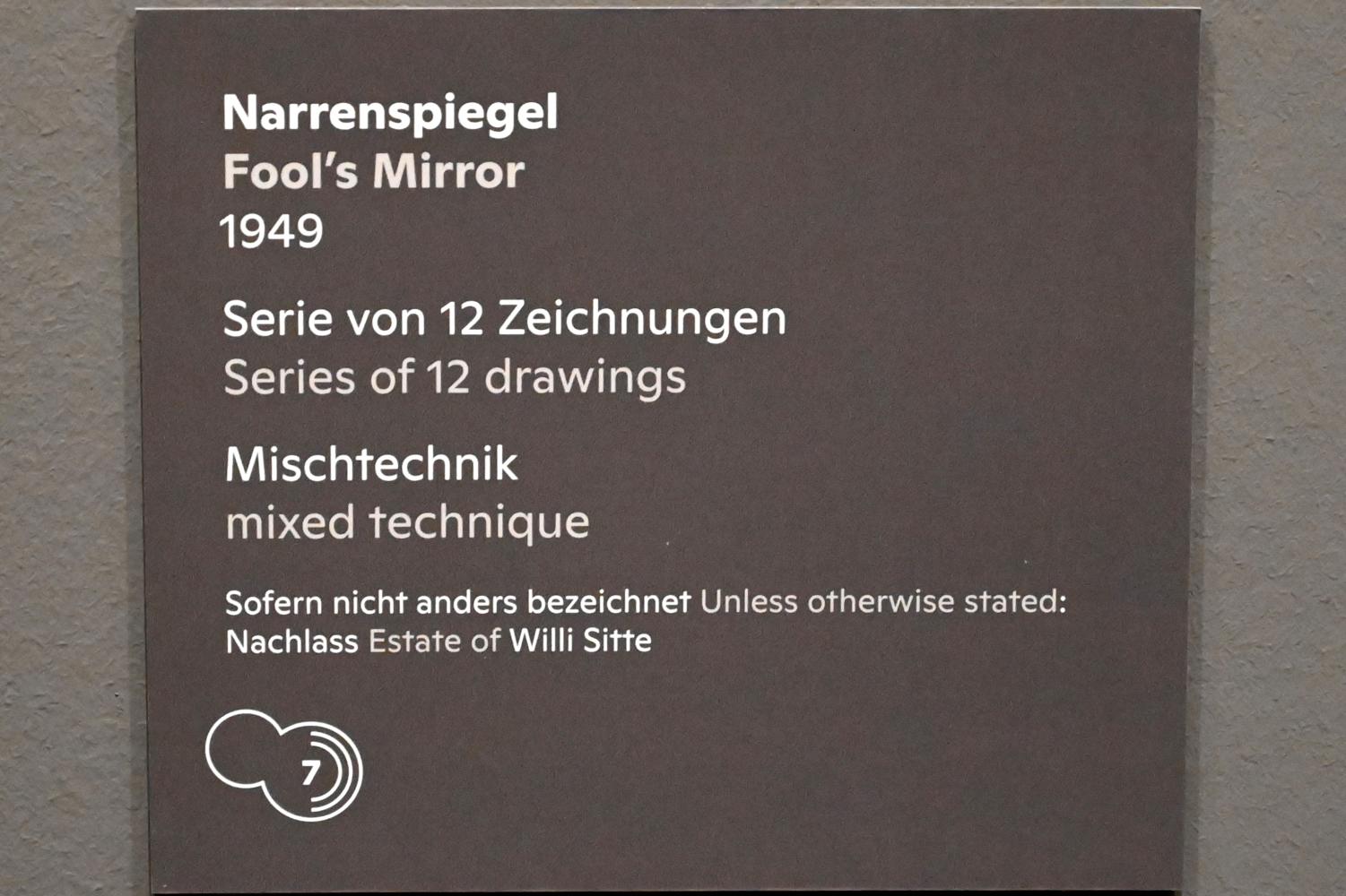 Willi Sitte (1938–2002), Ein Wiedersehen, Halle (Saale), Kunstmuseum Moritzburg, Ausstellung "Sittes Welt" vom 03.10.2021 - 06.02.2022, Saal 5, 1948, Bild 3/4
