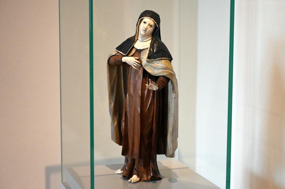 Nonne (vermutlich Teresa von Avila), Halle (Saale), Kunstmuseum Moritzburg, Alte Meister Saal 4, um 1600–1800, Bild 2/3