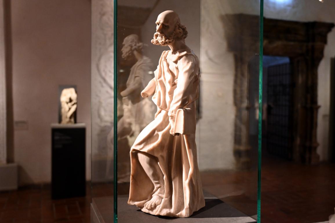 Franz Julius Döteber (1629), Apostel / Evangelist / Prophet (?), Halle (Saale), Kirche St. Ulrich, jetzt Halle (Saale), Kunstmuseum Moritzburg, Mittelalter Saal 1, 1629, Bild 2/4