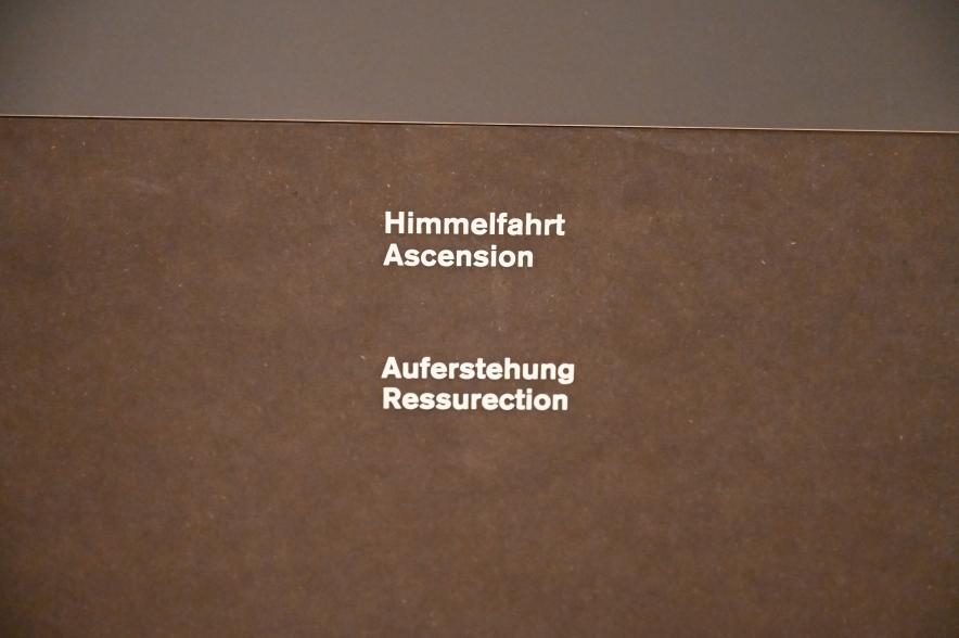 Valentin Silbermann (1602), Himmelfahrt aus dem Epitaph des Dr. jur. Henning Hammel, Halle (Saale), Kirche St. Ulrich, jetzt Halle (Saale), Kunstmuseum Moritzburg, Mittelalter Saal 1, 1602, Bild 4/4