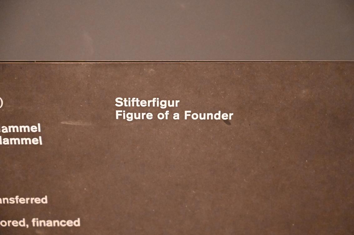 Valentin Silbermann (1602), Stifterfigur aus dem Epitaph des Dr. jur. Henning Hammel, Halle (Saale), Kirche St. Ulrich, jetzt Halle (Saale), Kunstmuseum Moritzburg, Mittelalter Saal 1, 1602, Bild 4/4