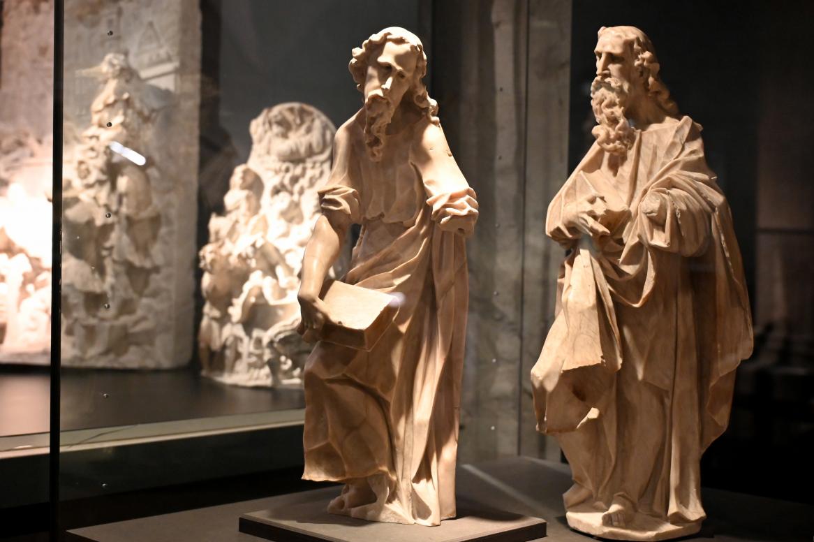 Franz Julius Döteber (1629), Apostel / Evangelisten / Propheten (?), Halle (Saale), Kirche St. Ulrich, jetzt Halle (Saale), Kunstmuseum Moritzburg, Mittelalter Saal 1, 1629, Bild 2/7