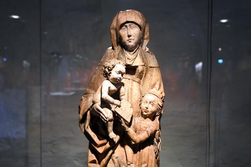 Anna Selbdritt, Halle (Saale), Dom zu Halle, jetzt Halle (Saale), Kunstmuseum Moritzburg, Mittelalter Saal 2, 1510–1520, Bild 2/3