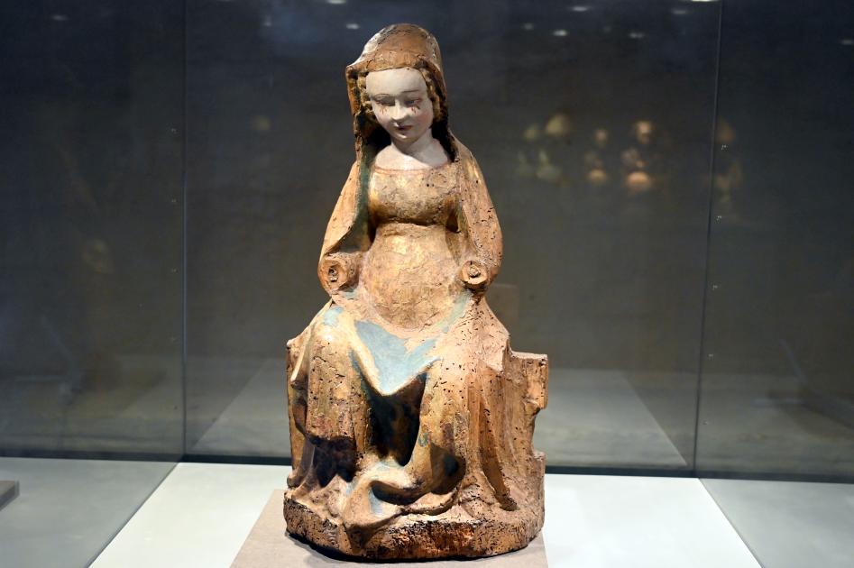 Pieta (Maria als Schmerzensmutter), Geusa, Kirche St. Georg, jetzt Halle (Saale), Kunstmuseum Moritzburg, Mittelalter Saal 2, Beginn 15. Jhd.
