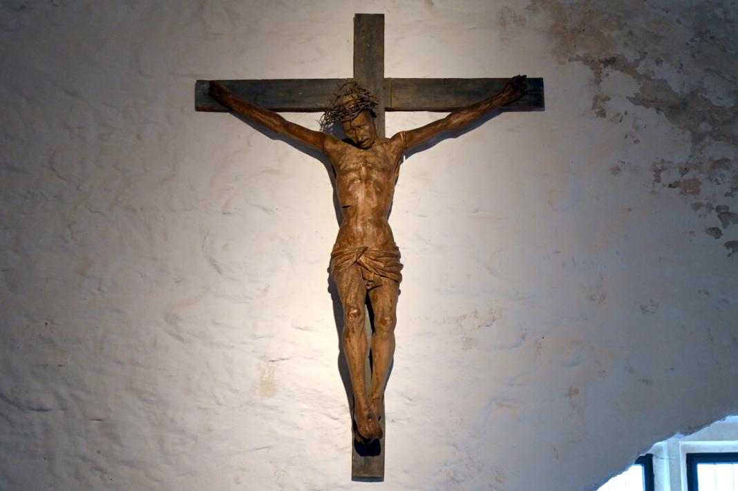 Kruzifix, Halle (Saale), Kirche St. Laurentius, jetzt Halle (Saale), Kunstmuseum Moritzburg, Mittelalter Saal 2, Ende 15. Jhd.