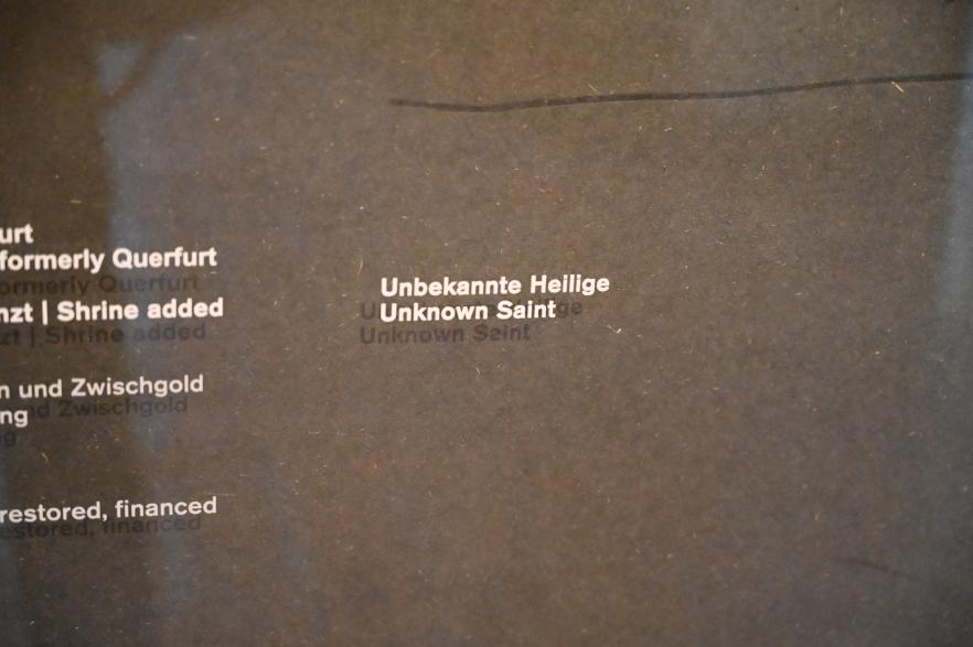 Altar, Benndorf (Braunsbedra), ehem. Kirche, jetzt Halle (Saale), Kunstmuseum Moritzburg, Mittelalter Saal 2, um 1510, Bild 3/5